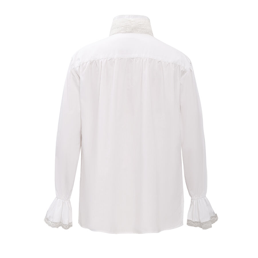 photo n°2 : Chemise victorienne homme avec jabot dentelle et noeud amovible