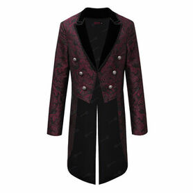 Veste gothique homme col velours