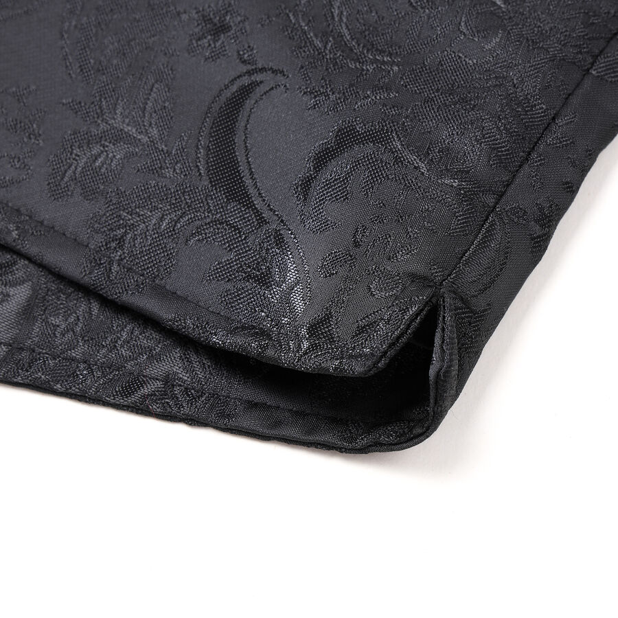 photo n°9 : Gilet victorien steampunk homme - brocart noir/noir à boutons décoratifs