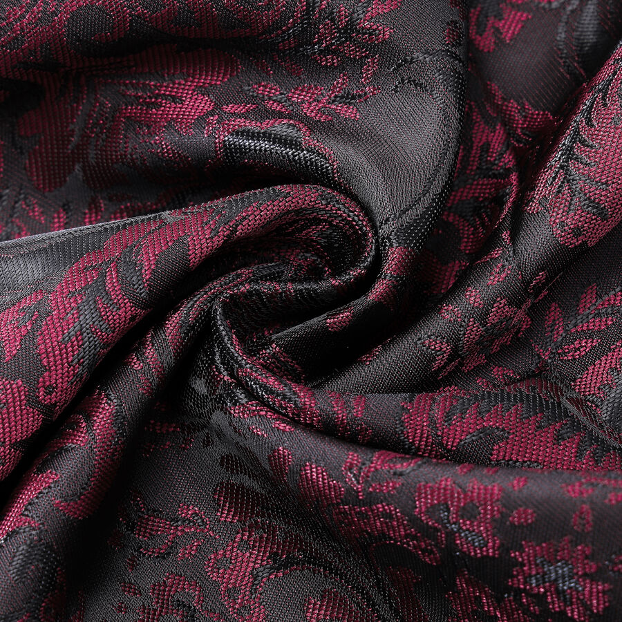 photo n°10 : Gilet victorien steampunk homme - brocart bordeaux/noir à boutons décoratifs