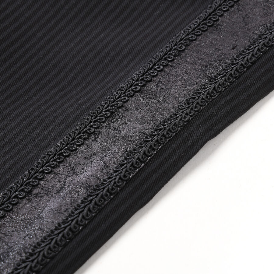 photo n&deg;6 : Pantalon ray&eacute; steampunk taille haute &agrave; boutons argent