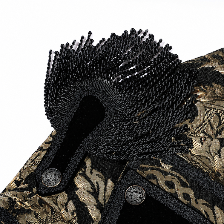 photo n&deg;6 : Veste longue militaire baroque &agrave; &eacute;paulettes - Pentagramme