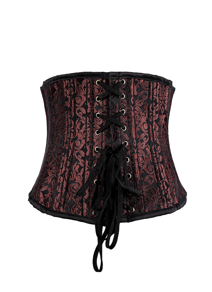 photo n°11 : serre-taille  Sexy brocard Jacquard Marron