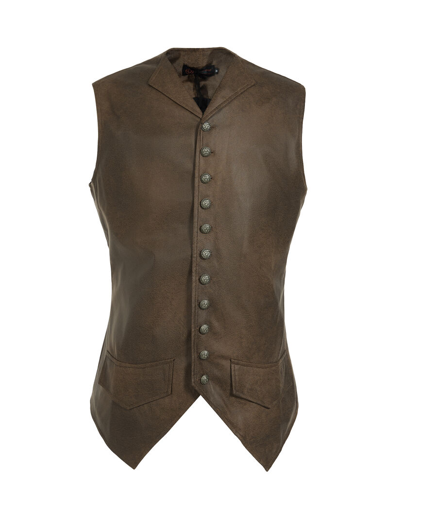 photo n°4 : Gilet Homme Gothique Steampunk Victorien Brocard blanc