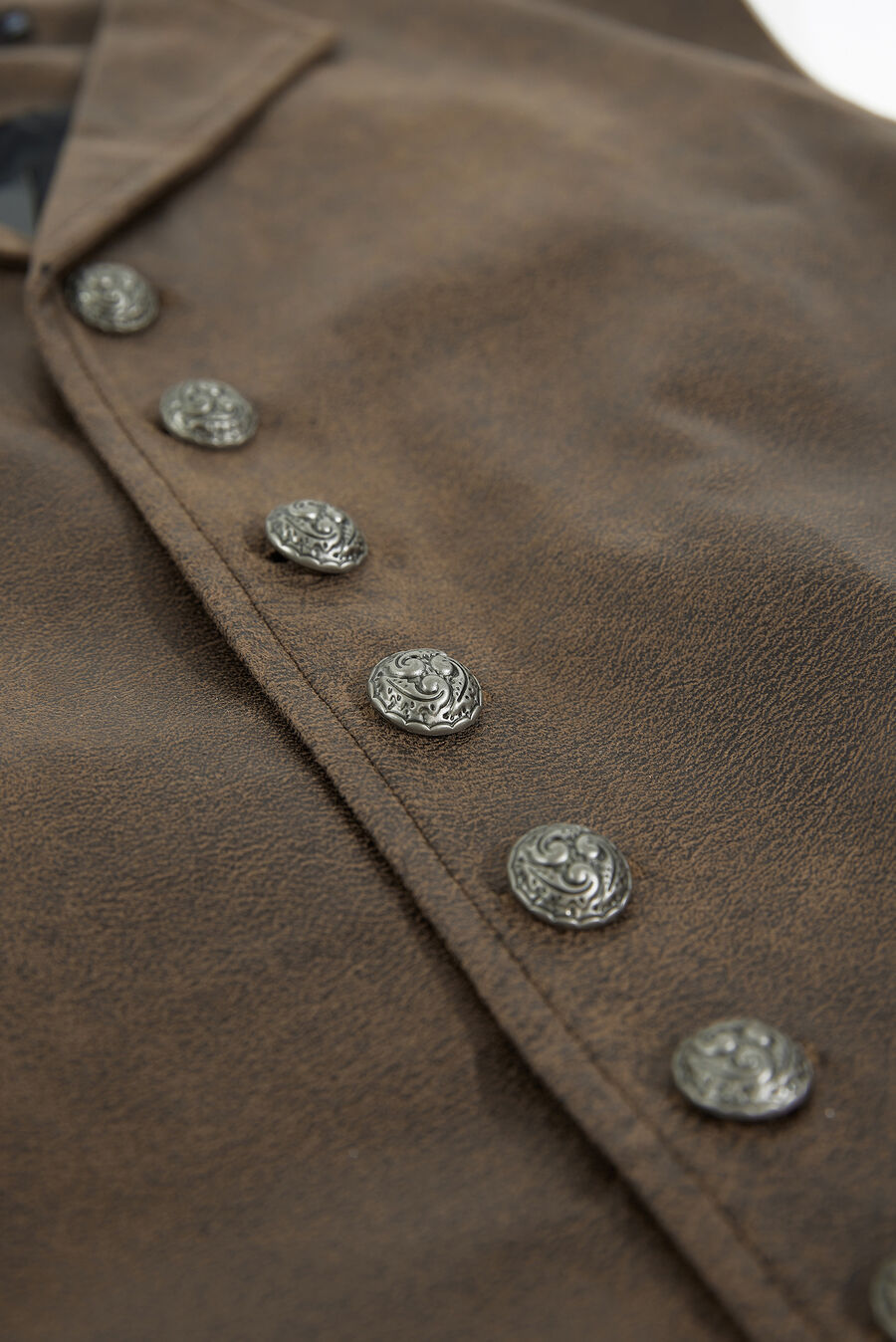 photo n°7 : Gilet Homme Gothique Steampunk Victorien Brocard blanc