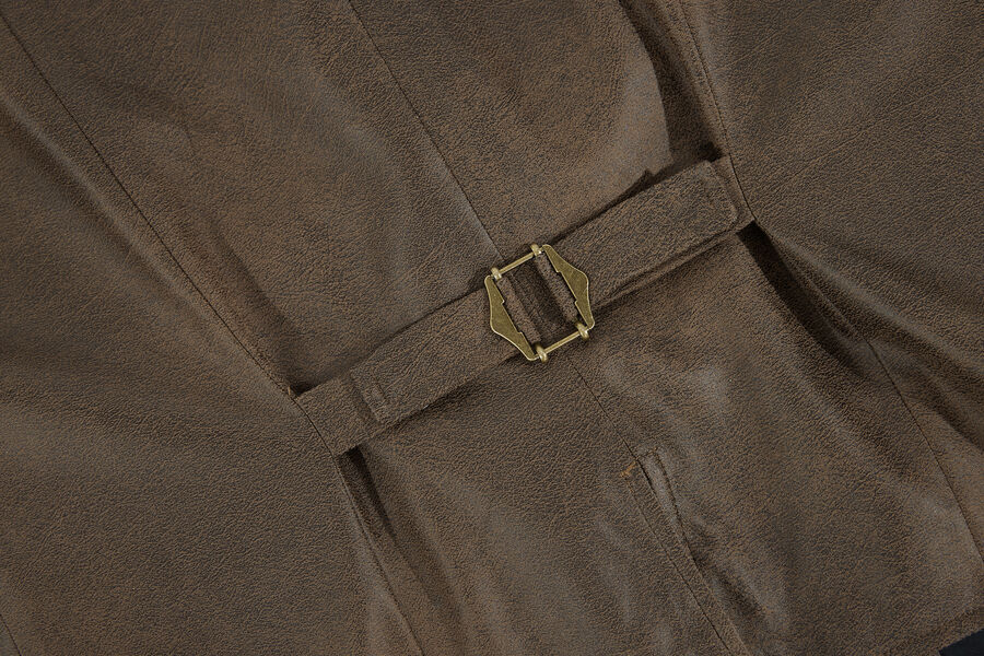 photo n°9 : Gilet Homme Gothique Steampunk Victorien Brocard blanc