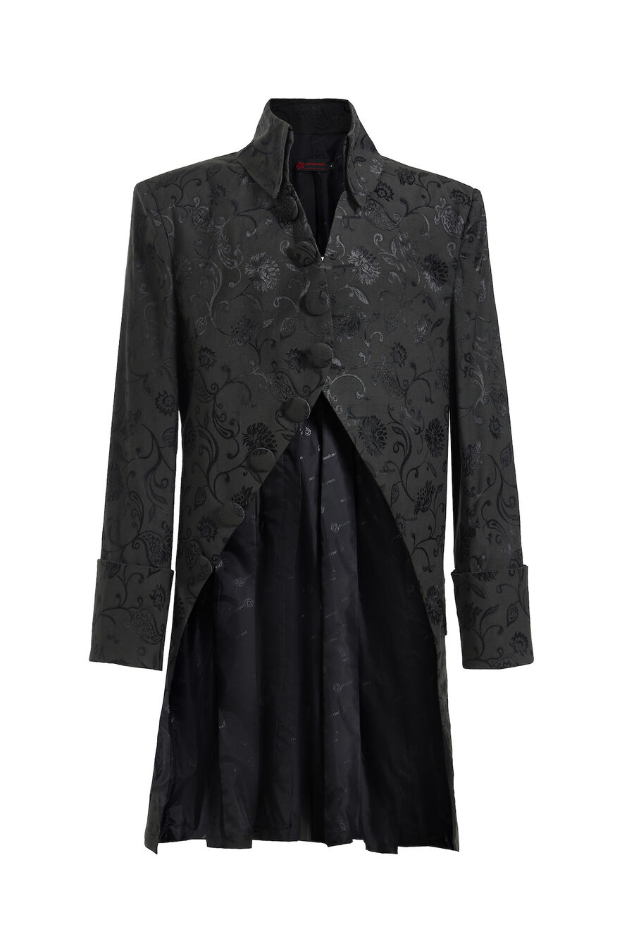 photo n°7 : Manteau Homme Gothique Aristocrate Victorien Brocard noir