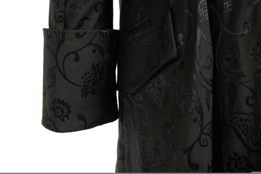 photo n°11 : Manteau Homme Gothique Aristocrate Victorien Brocard noir