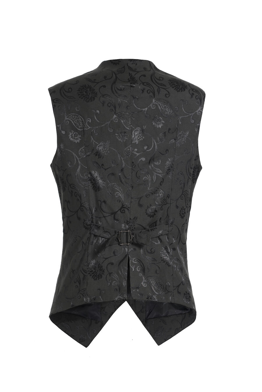 photo n°6 : Gilet Homme Gothique Steampunk Victorien Brocard blanc