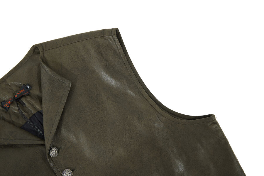 photo n°8 : Gilet Homme Gothique Steampunk Victorien Brocard blanc