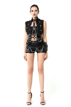 Harnais femme avec des chaînes