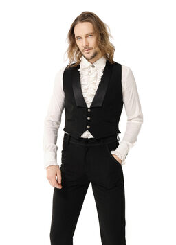 Gilet Homme Gothique Steampunk Victorien black