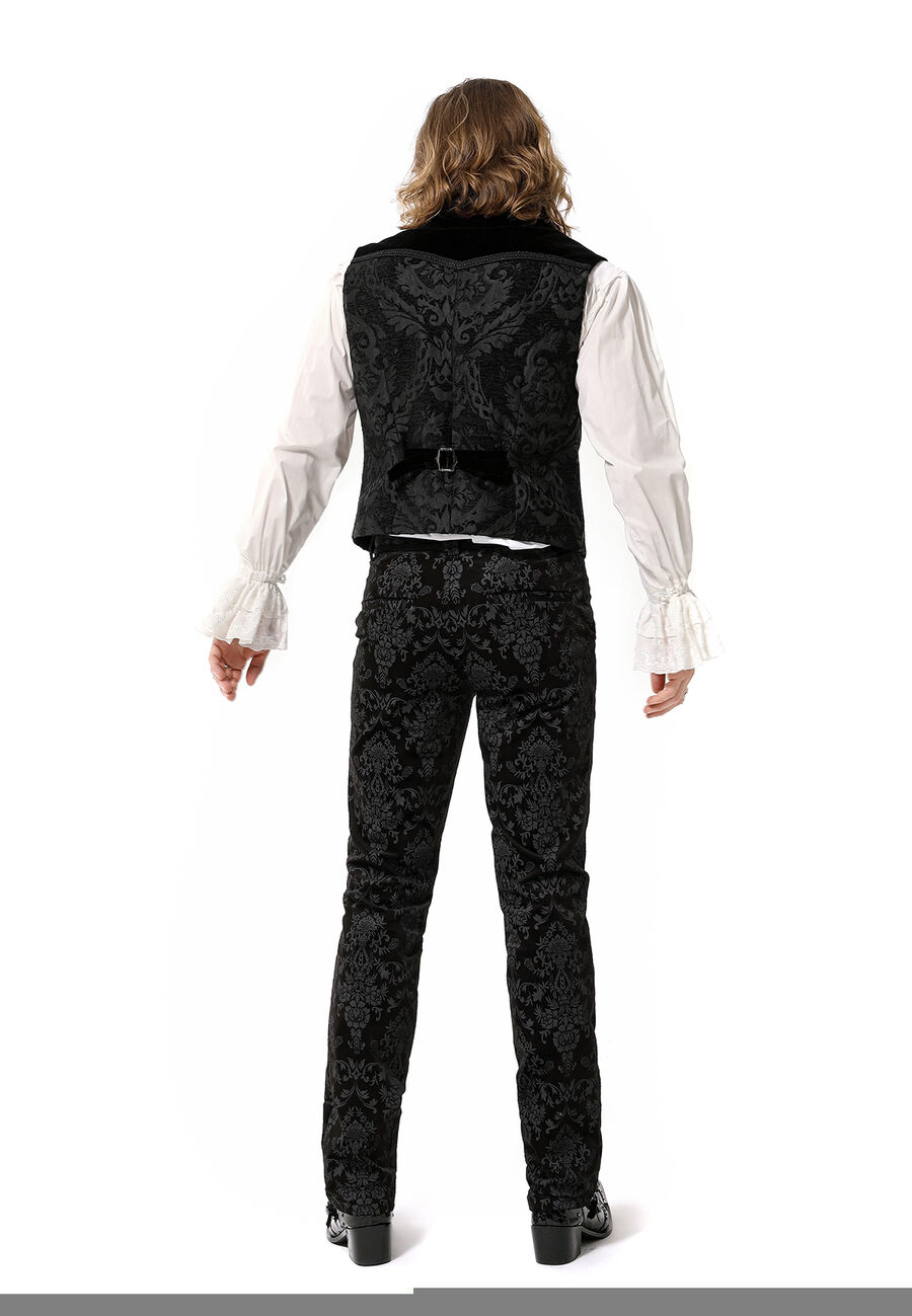 photo n°2 : Pantalon Gothique Aristocrate Homme  Noir