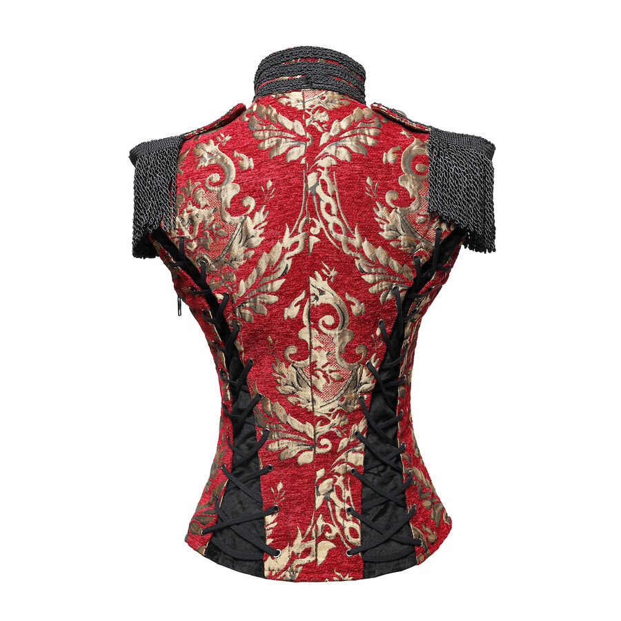 photo n°6 : gilet femme jacquard style baroque