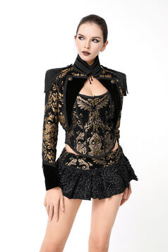 Jupe jacquard femme super courte