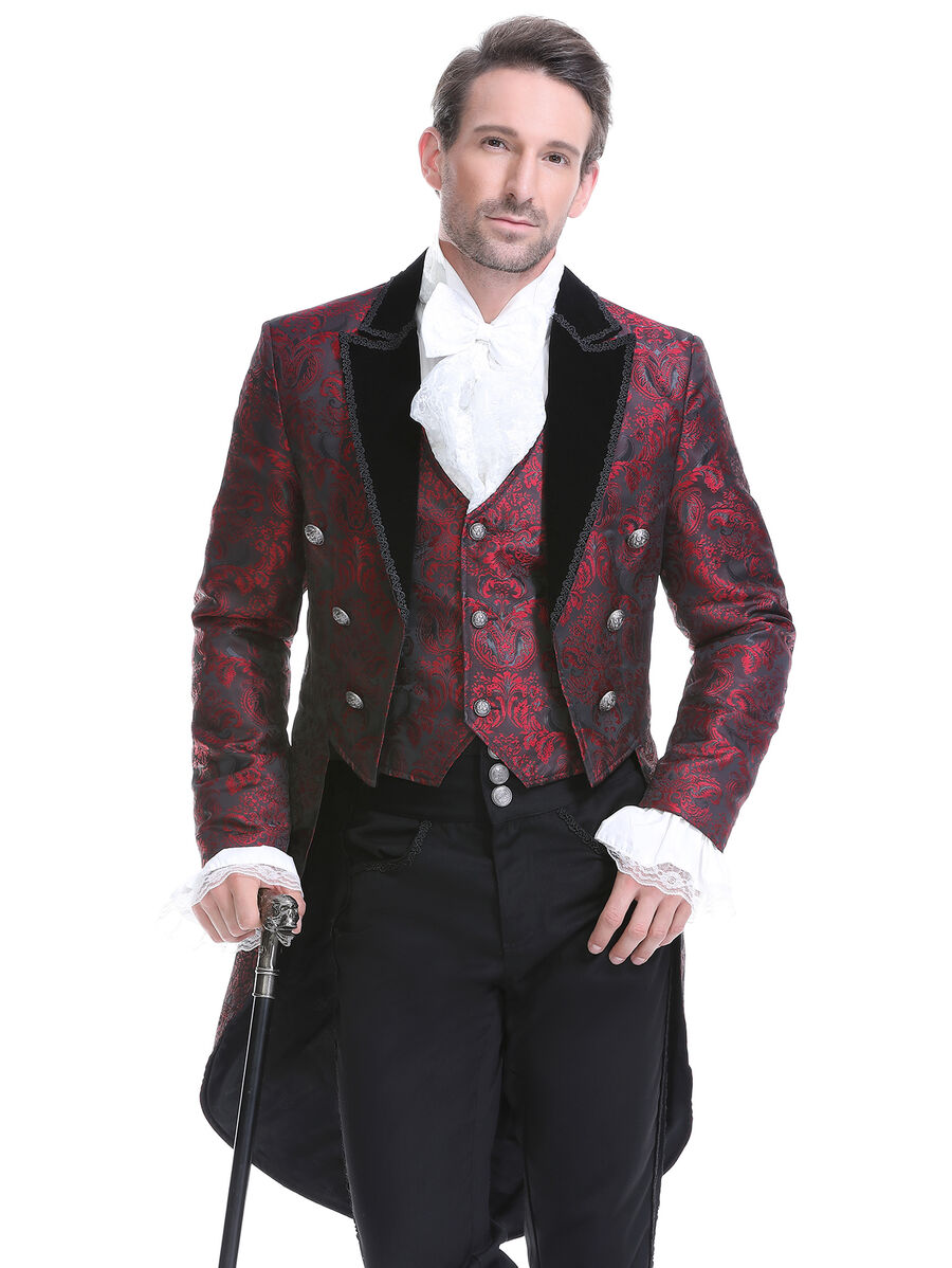 photo n&deg;15 : Veste gothique homme col velours