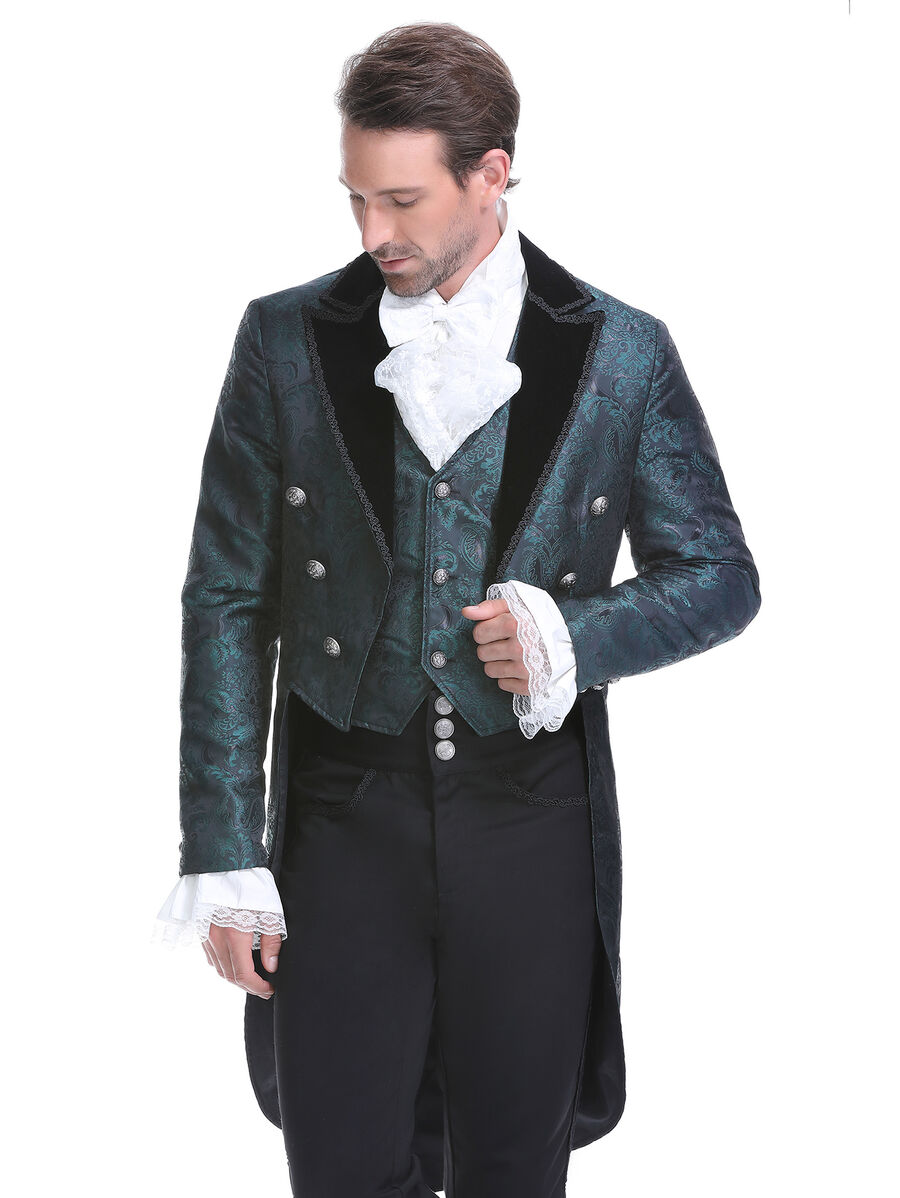 photo n&deg;12 : Veste gothique homme col velours