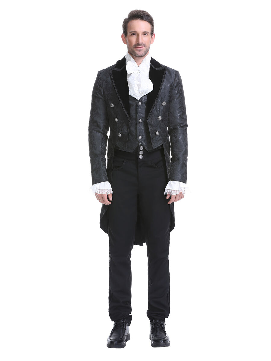 photo n&deg;11 : Veste gothique homme col velours