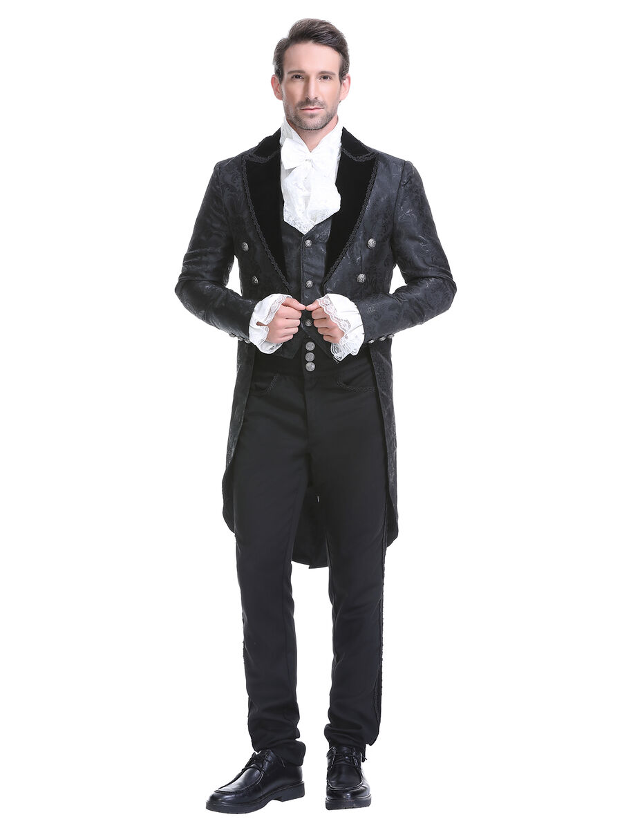 photo n&deg;14 : Veste gothique homme col velours