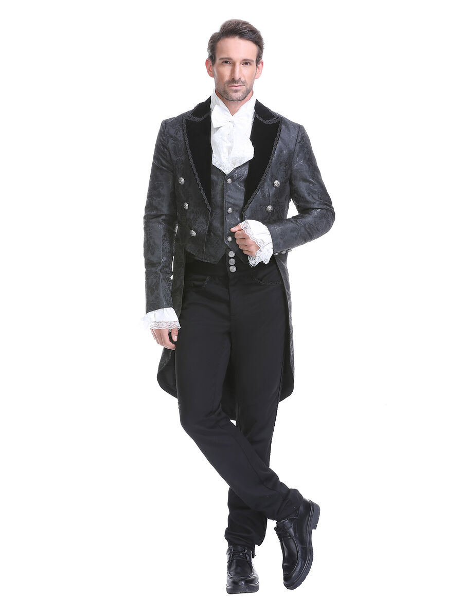 photo n&deg;15 : Veste gothique homme col velours