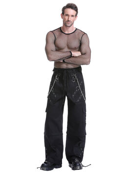 Pantalon Homme Gothique Punk Rock baggy
