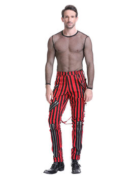 Pantalon Gothique Punk Rock a zip