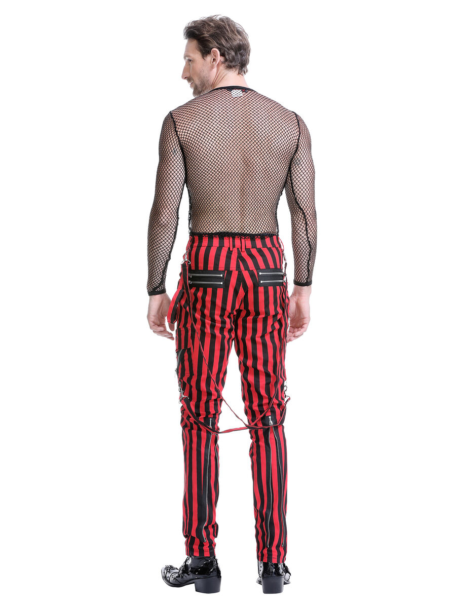 photo n&deg;10 : Pantalon Gothique Punk Rock a zip