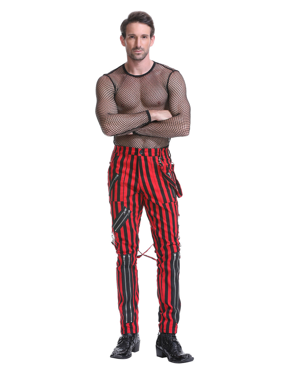 photo n&deg;12 : Pantalon Gothique Punk Rock a zip