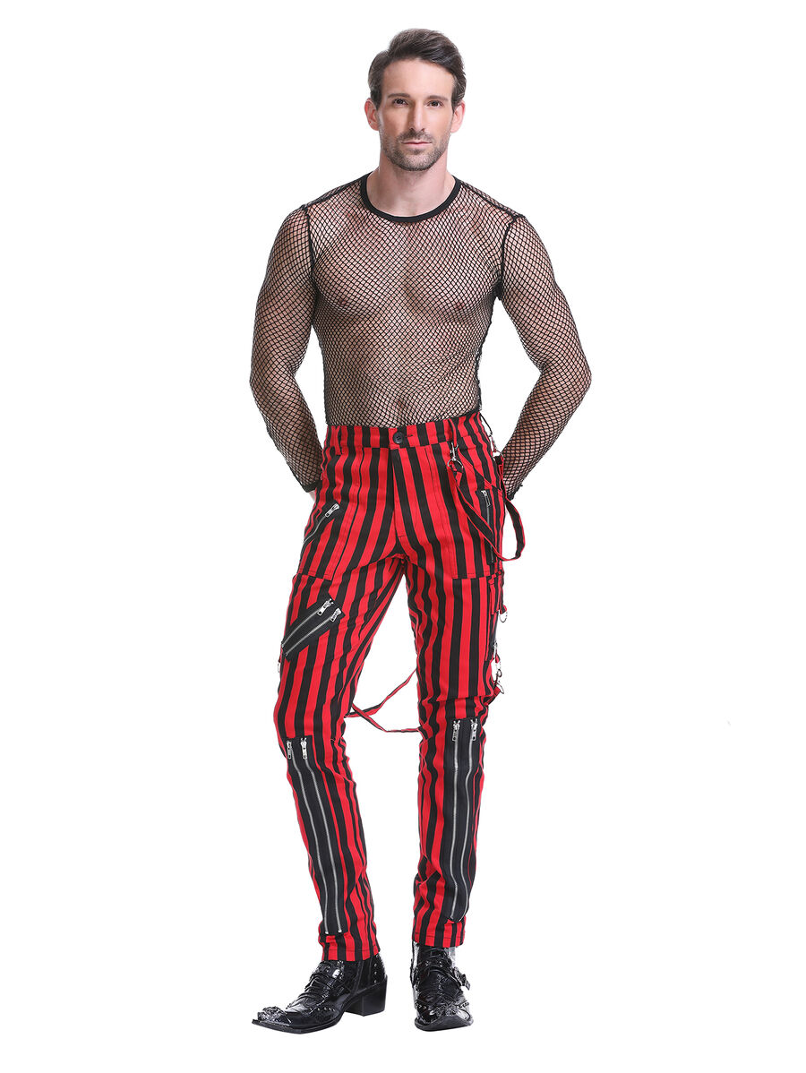 photo n&deg;14 : Pantalon Gothique Punk Rock a zip