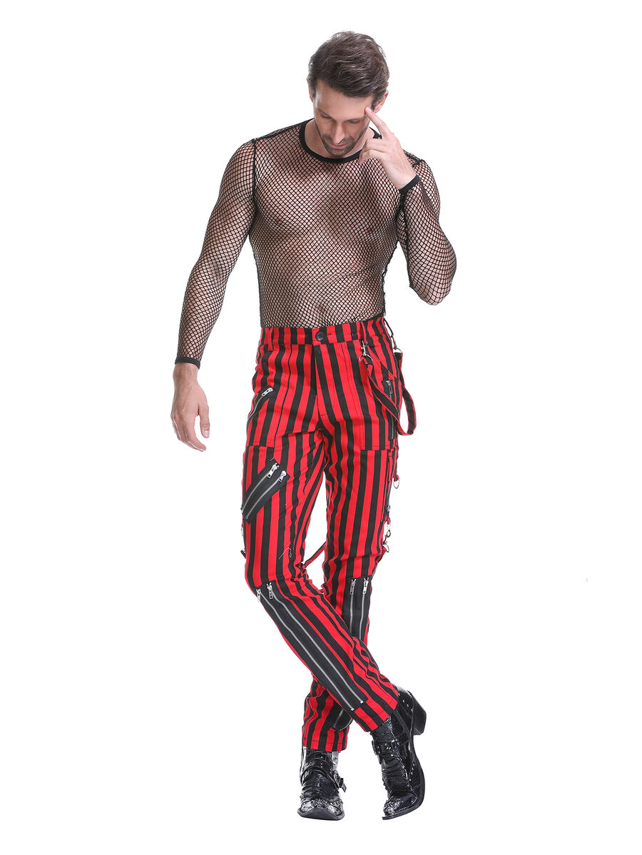 photo n&deg;15 : Pantalon Gothique Punk Rock a zip