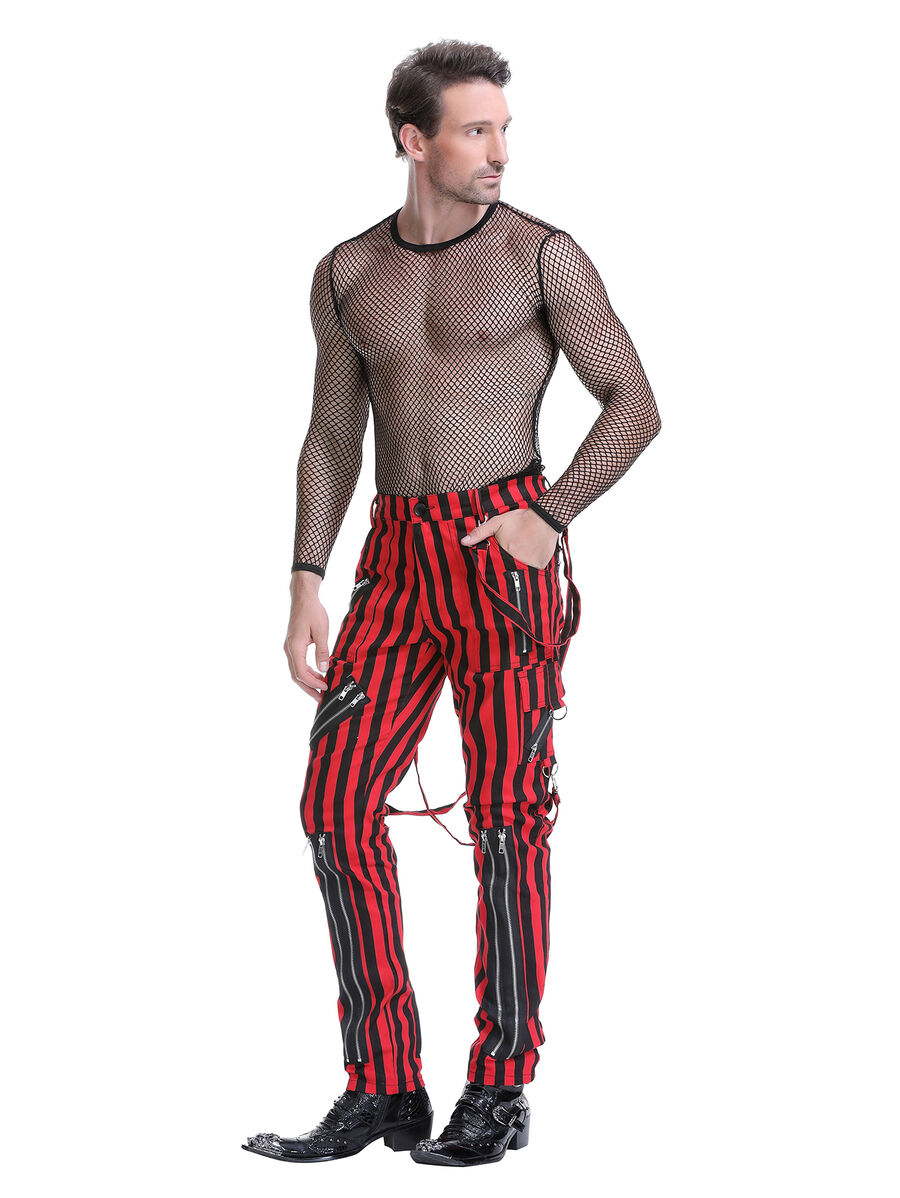 photo n&deg;16 : Pantalon Gothique Punk Rock a zip