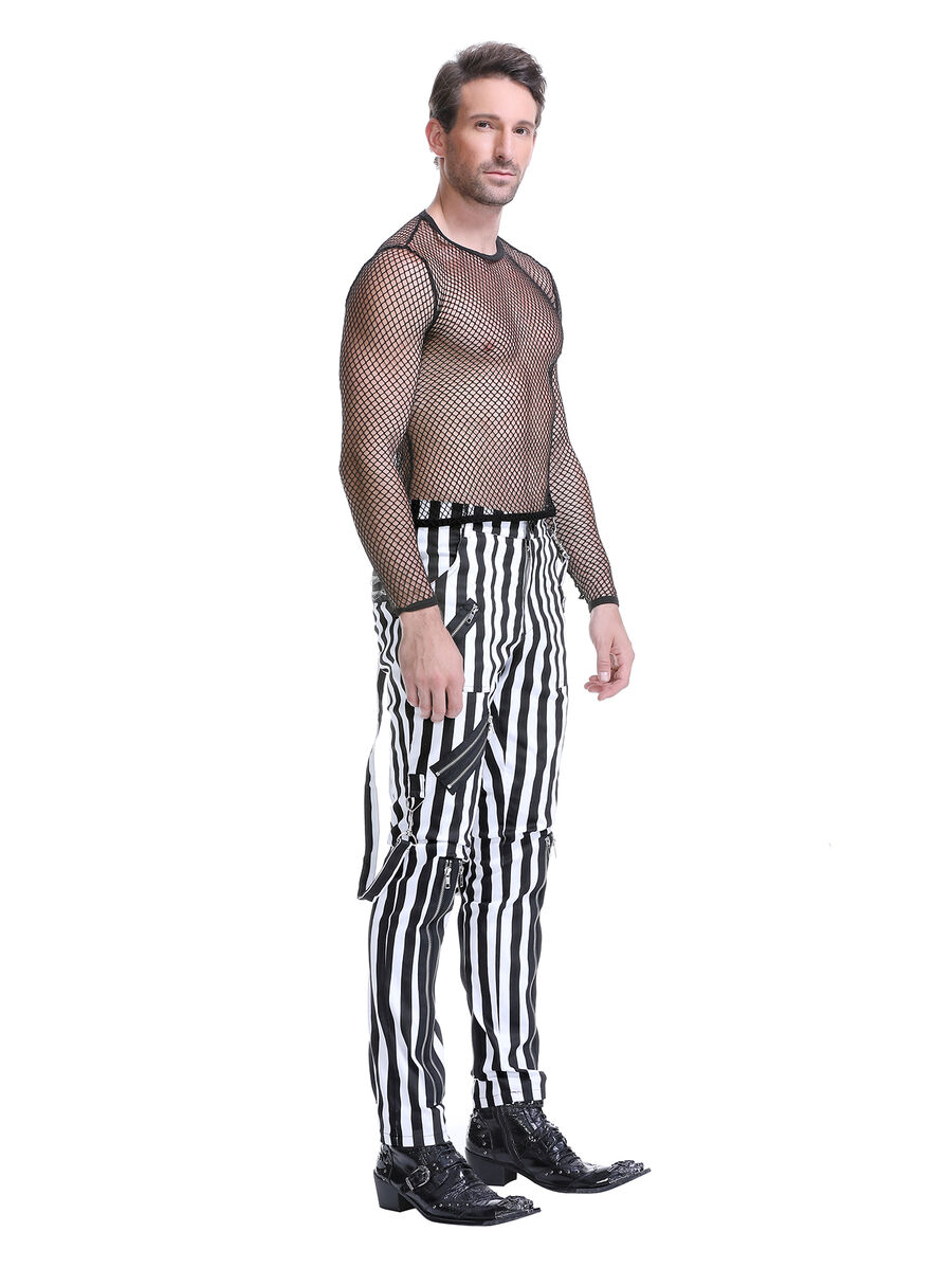 photo n&deg;11 : Pantalon Gothique Punk Rock a zip