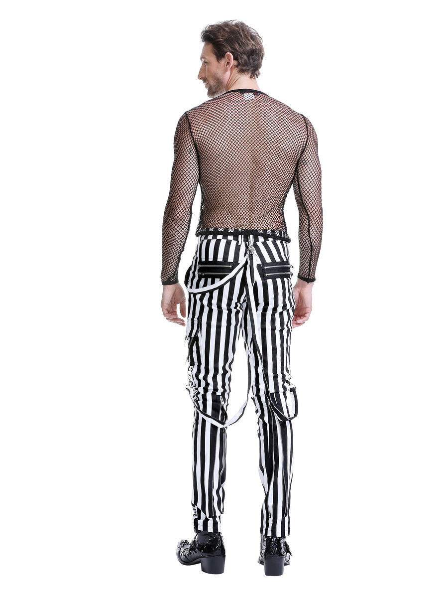 photo n&deg;12 : Pantalon Gothique Punk Rock a zip