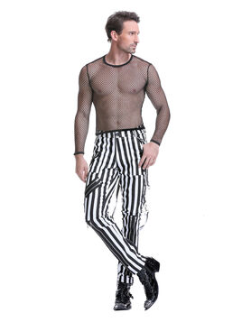 Pantalon Gothique Punk Rock a zip