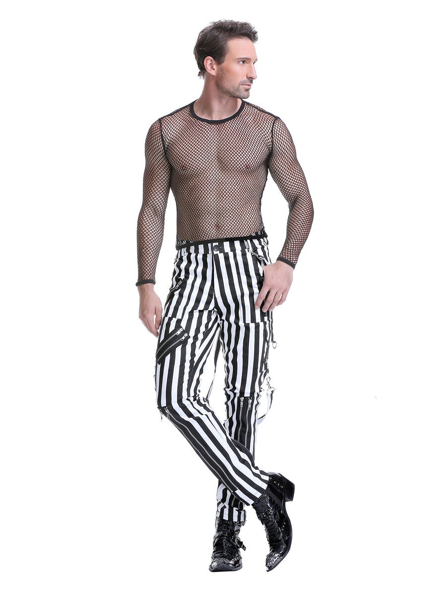 photo n&deg;16 : Pantalon Gothique Punk Rock a zip