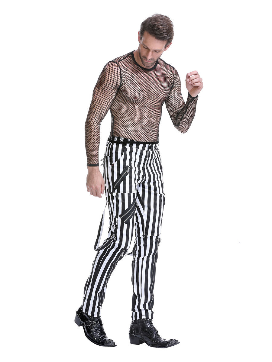 photo n&deg;14 : Pantalon Gothique Punk Rock a zip