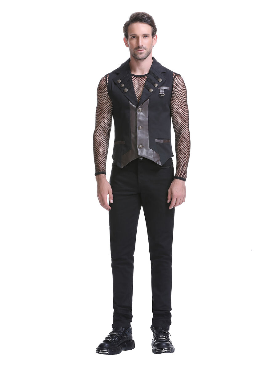 photo n&deg;6 : gilet sans manches gothique steampunk
