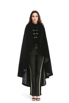 Cape velours doublure noir