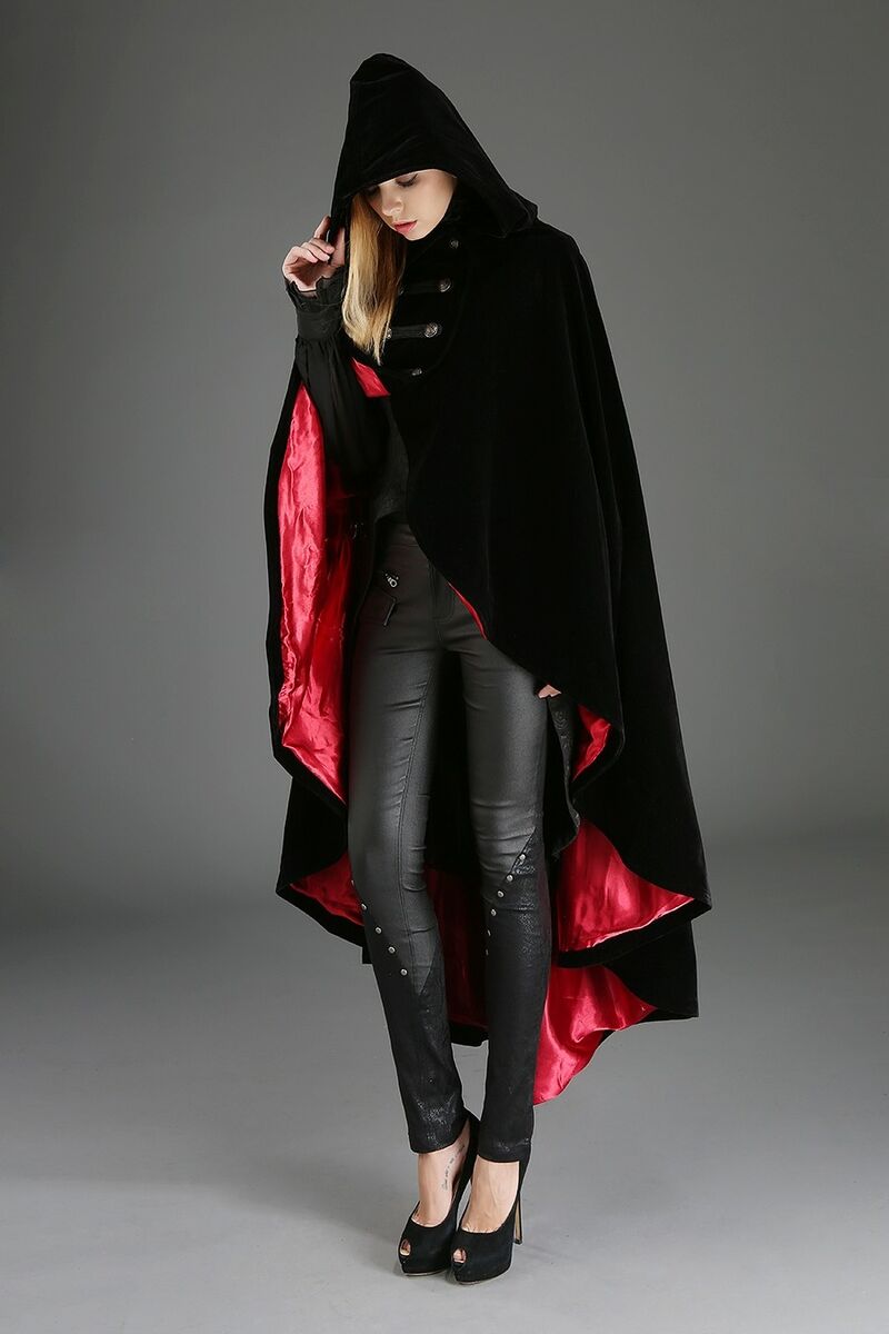 photo n°3 : Cape velours doublure rouge
