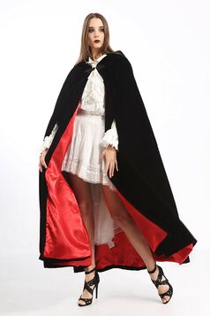 Cape Velours Victorienne pour Femme