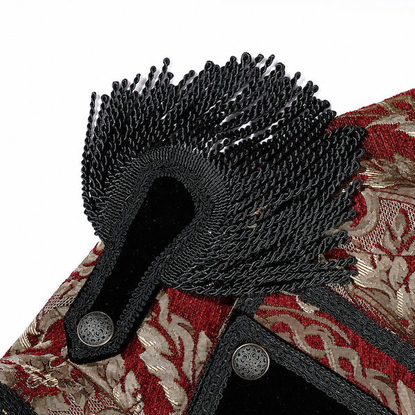 photo n&deg;7 : Veste longue militaire baroque &agrave; &eacute;paulettes - Pentagramme