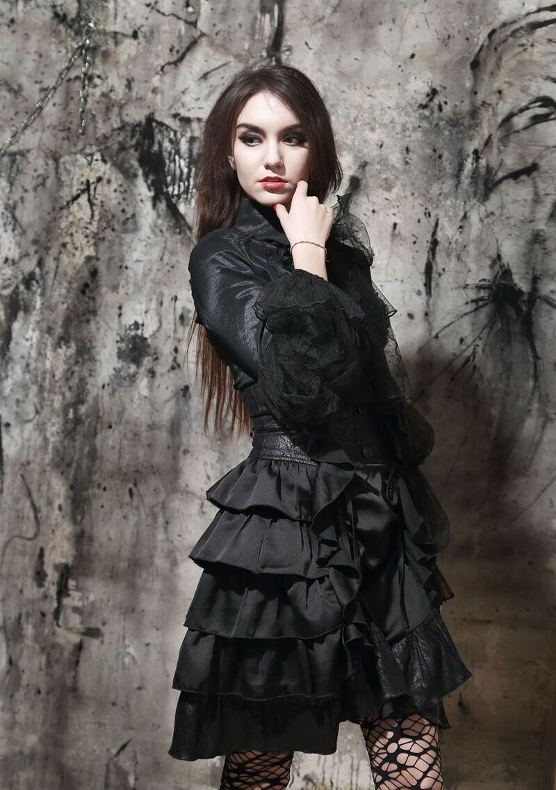 photo n°3 : Chemise gothique victorien noir