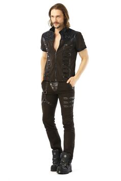 Chemise steampunk pour homme