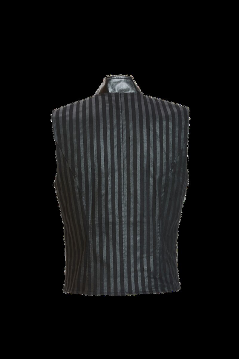 photo n°9 : Gilet gothique à rayure noir pour homme