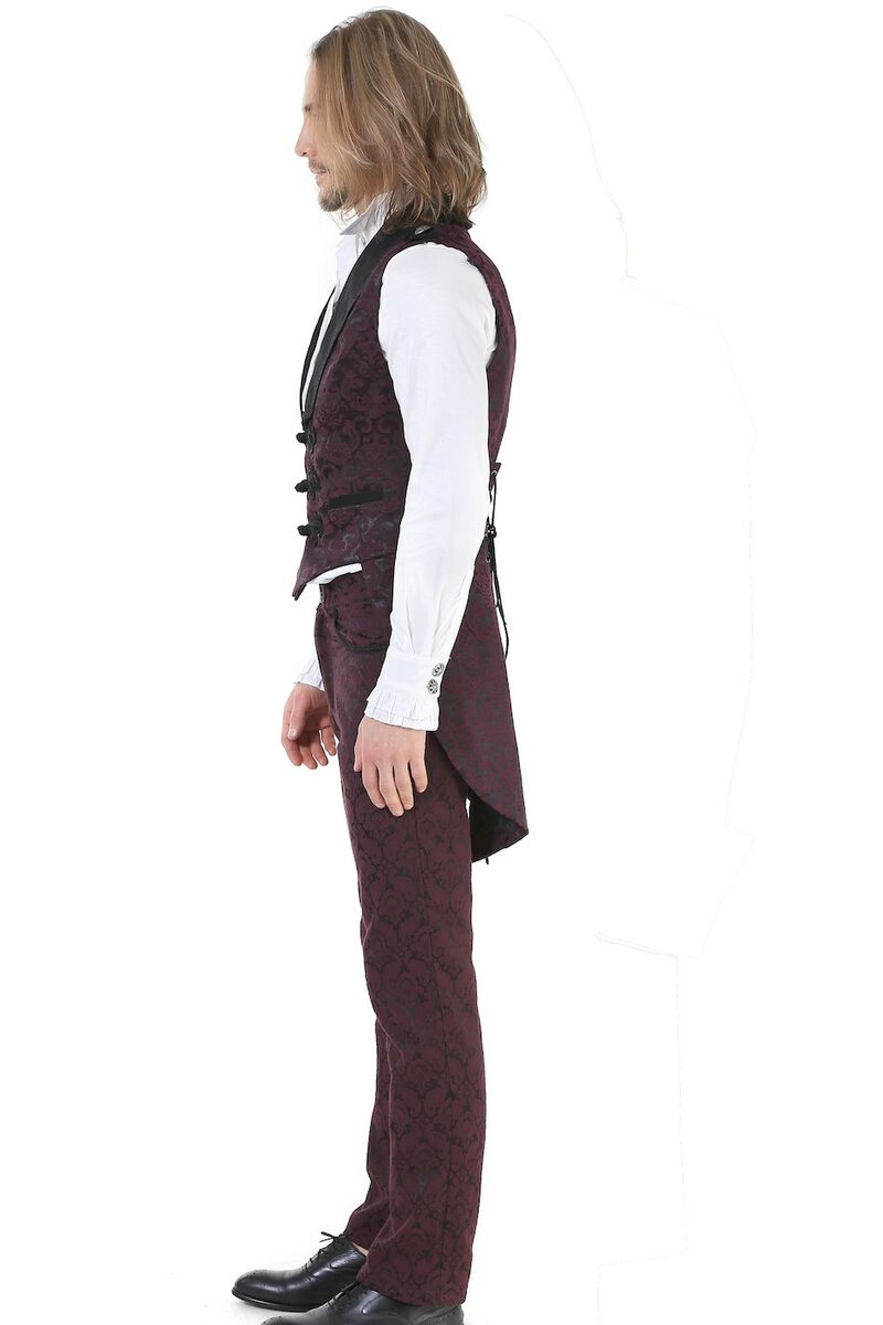 photo n°5 : Gilet aristocrate bordeaux homme