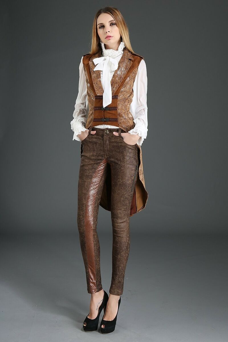 Gilet queue de pie steampunk