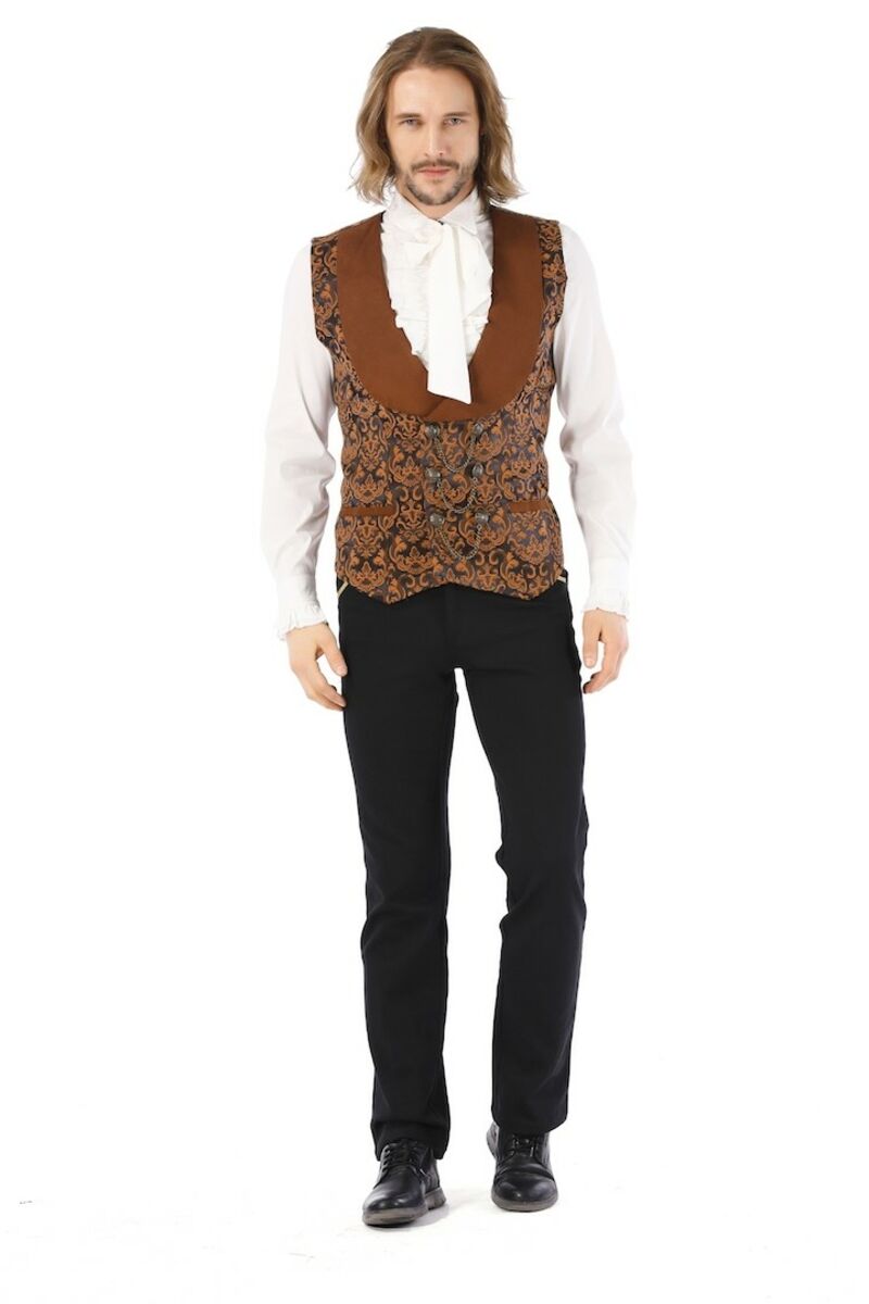 Gilet steampunk aristocrate pour homme