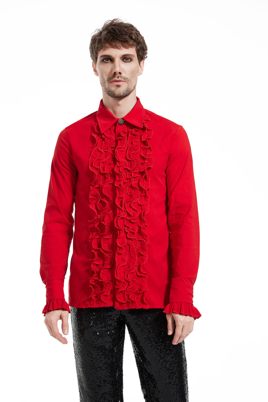 photo n°3 : Chemise homme jabot disco
