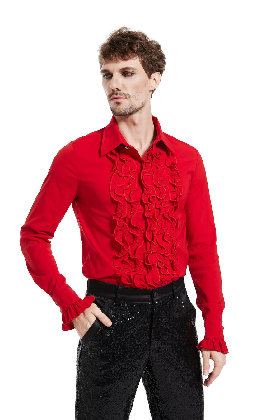 photo n°5 : Chemise homme jabot disco