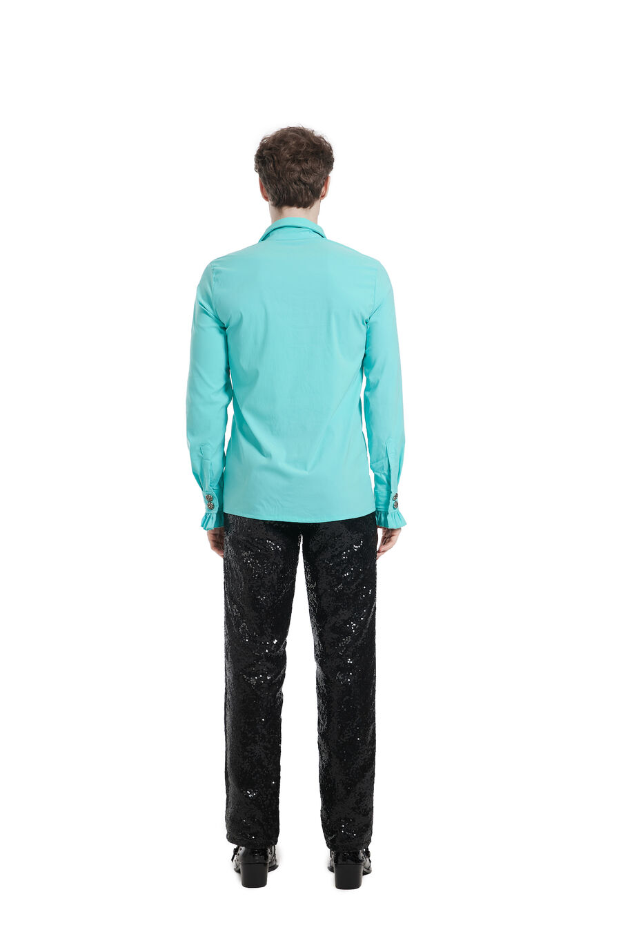 photo n°3 : chemise homme jabot disco rock
